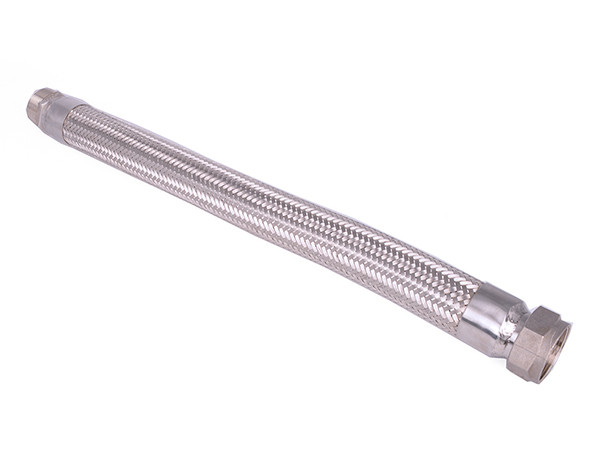 Stainless steel braided metal hose used as vibration eliminator
