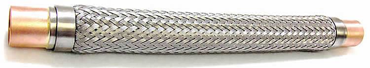 Stainless steel braided vibration eliminator used in refrigerating system